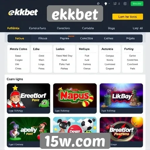 Análise das opções de jogos no site ekkbet