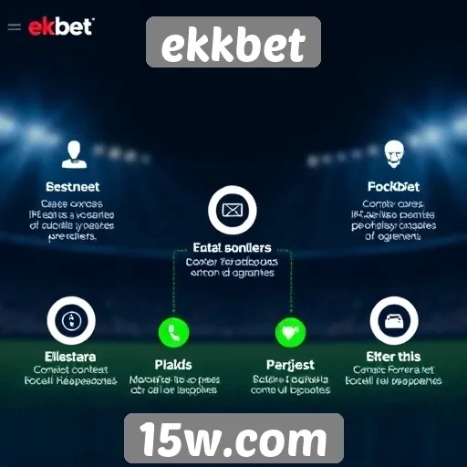 Visão geral das funcionalidades do site ekkbet