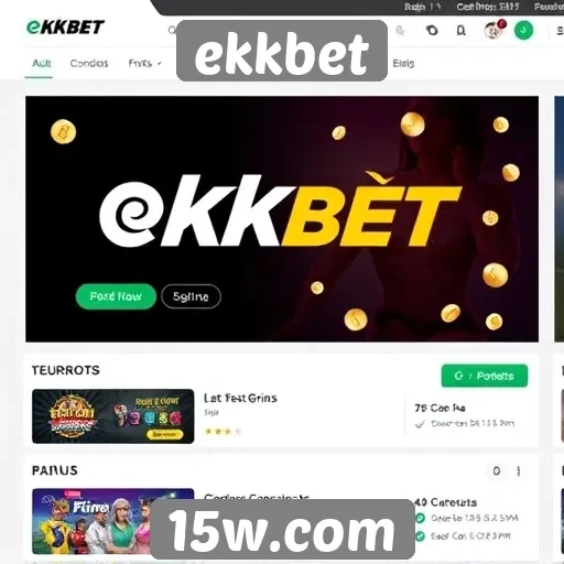 Promoções e bônus disponíveis no ekkbet