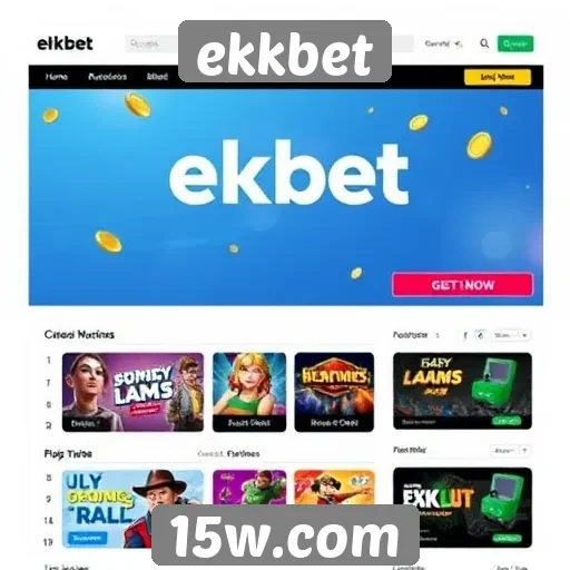 Análise da interface de usuário do site ekkbet