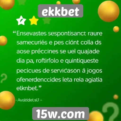Avaliações de usuários sobre o ekkbet